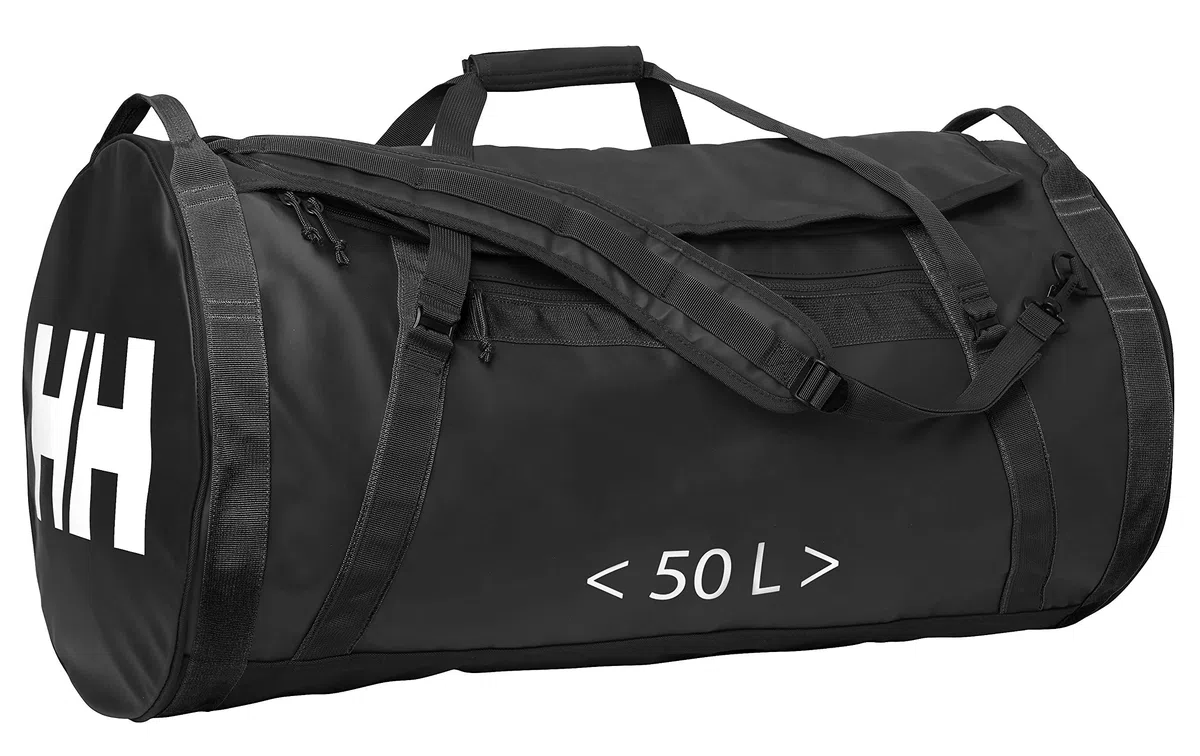 Helly Hansen Unisexe Sac de sport HH 2 50L, Noir 2.0, STD