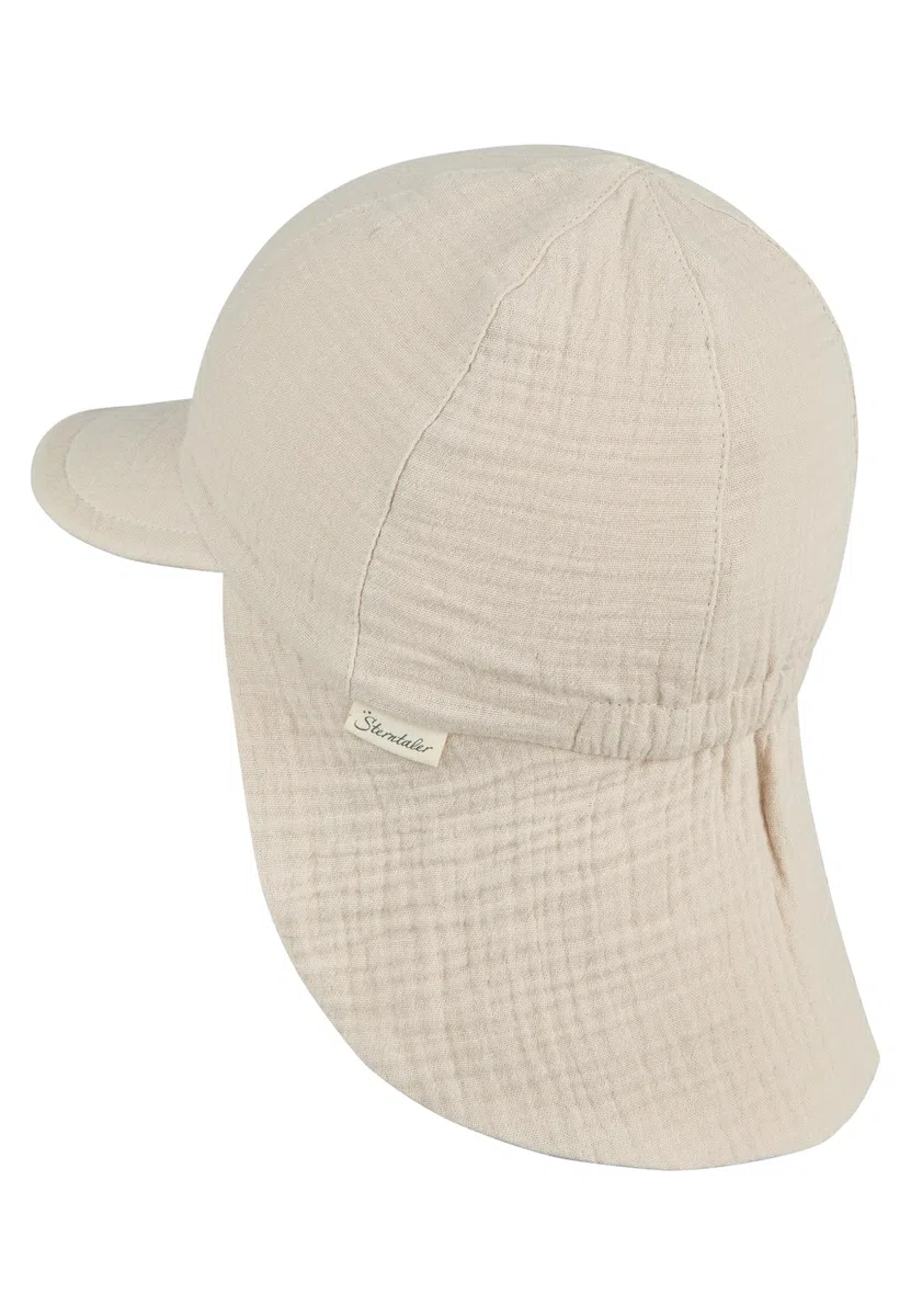 Sterntaler - Schirmmütze mit Nackenschutz mit Hohen Baumwollanteil, Cappello da Sole Unisex - Adulto
