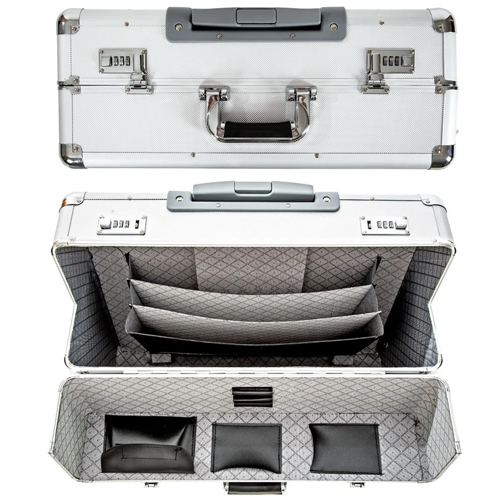 tectake XL Trolley da Viaggio da Pilota Valigia per Volo Viaggi Vacanze Bagaglio A Mano