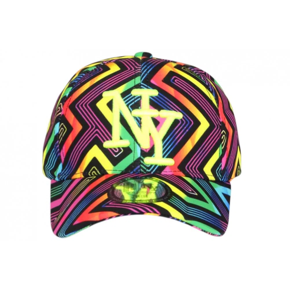 Berretto da bambino Fluo stile Graffiti PopArc in Cielo ultra colorato 7-12 anni - Ragazzo