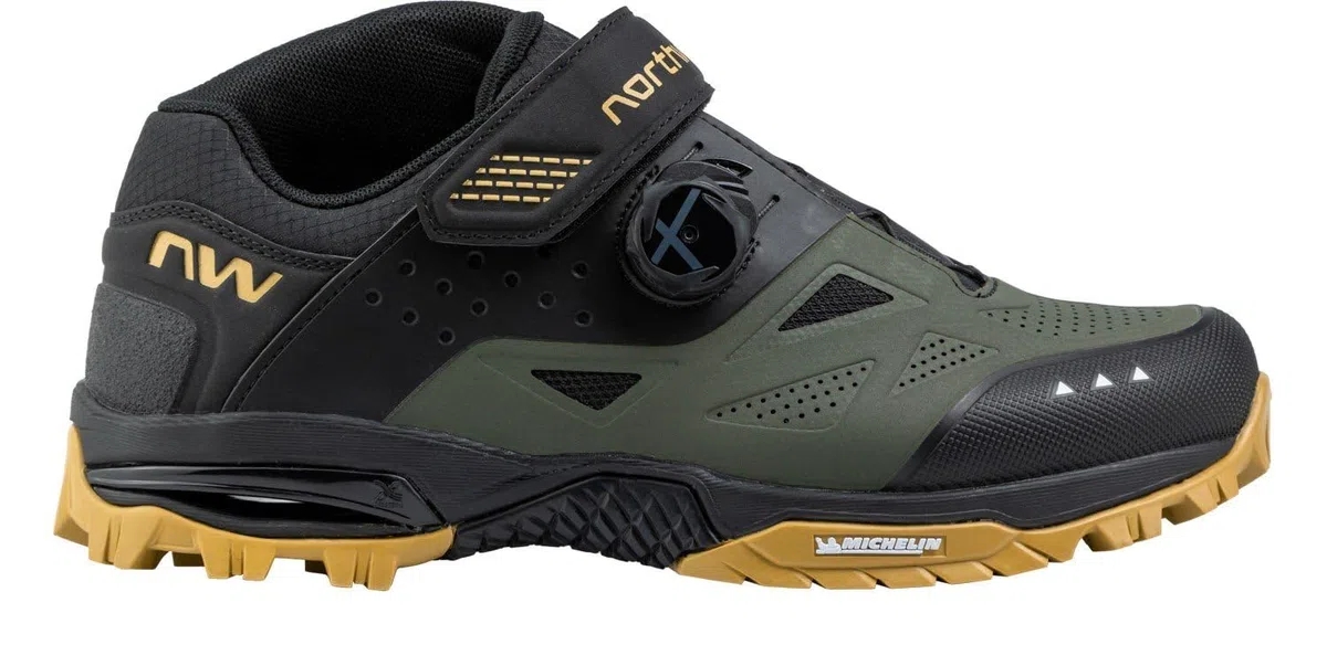 Northwave Enduro Mid 2 - Scarpe MTB Unisex, Suola X-Fire Michelin, Chiusura SLW3 con Strap, Protezione Caviglia