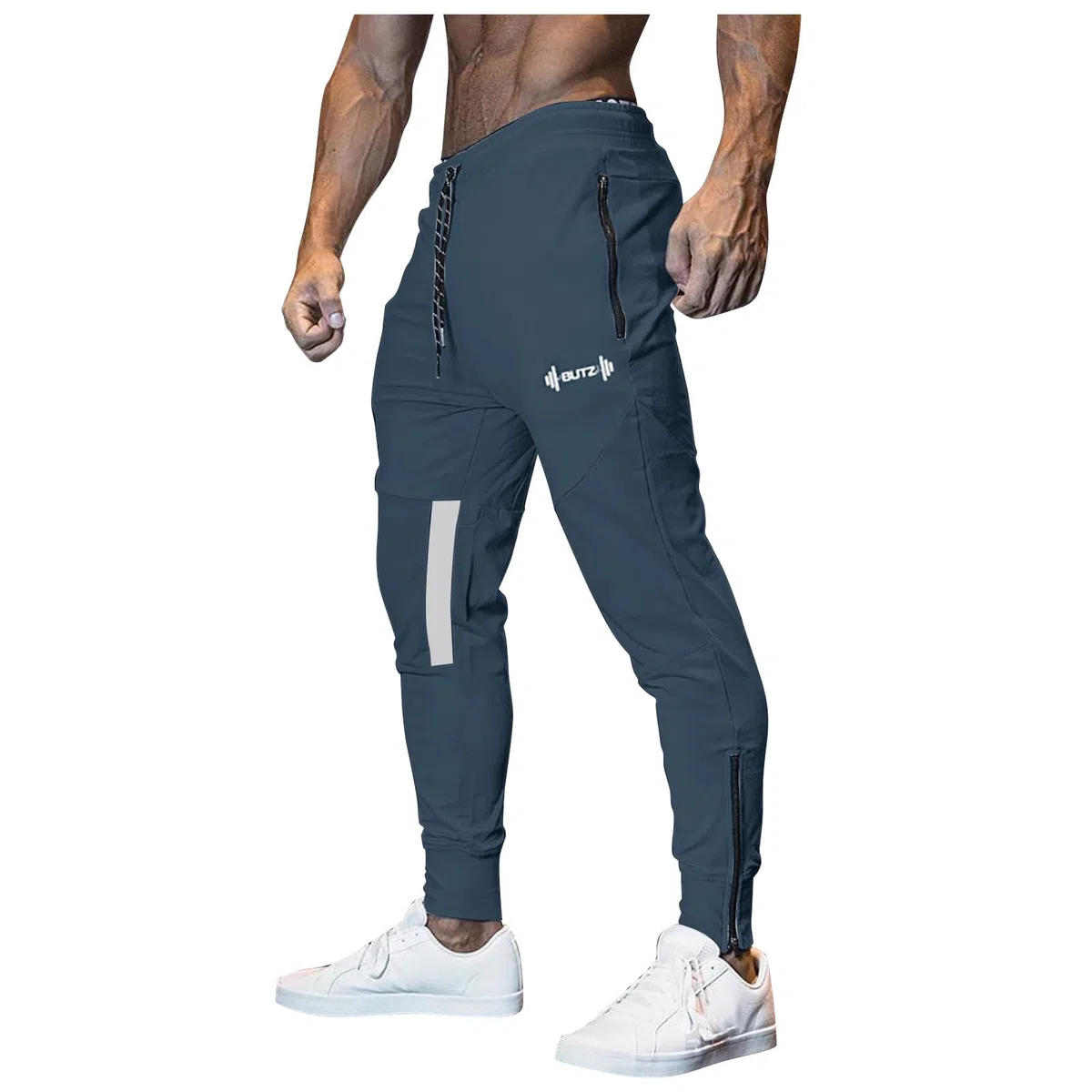 pvucpot Pantaloni a Compressione da Uomo Pantaloni da Corsa ad Asciugatura Rapida Calzamaglia Sportivi Leggings Base Layer Traspiranti Pantaloni Stretti
