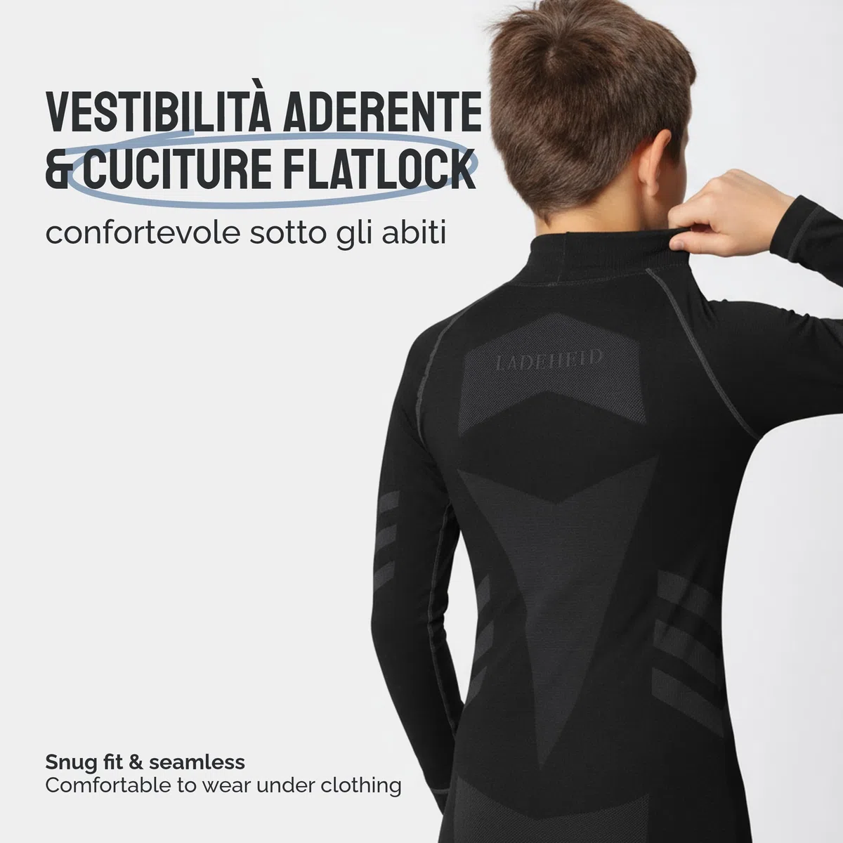 Maglia Termica Bambino Bambina Manica Lunga LAGI007