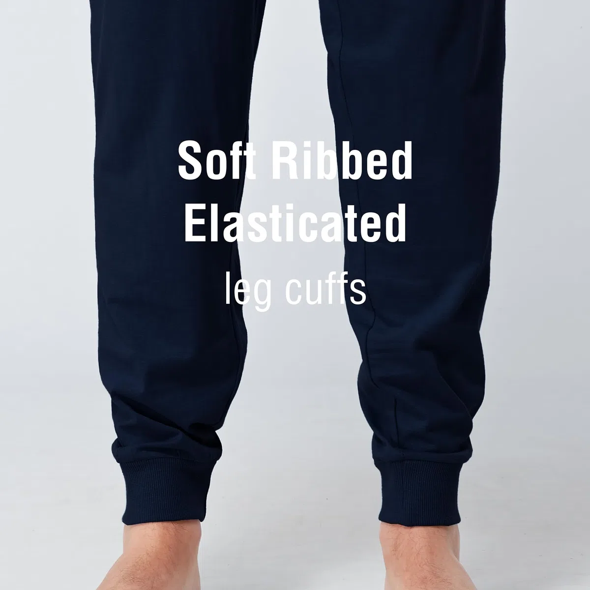 The Essentials Wardrobe Pantaloni da pigiama da uomo, in jersey di cotone, taglia S-4XL
