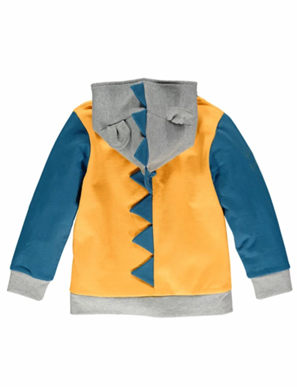 LitBud Bimbo Ragazzi Giacca Felpe con Cappuccio Dinosauro Animale Cerniera Hoodie Cappotto Vestiti Autunno per Bambini 1-7 Anni