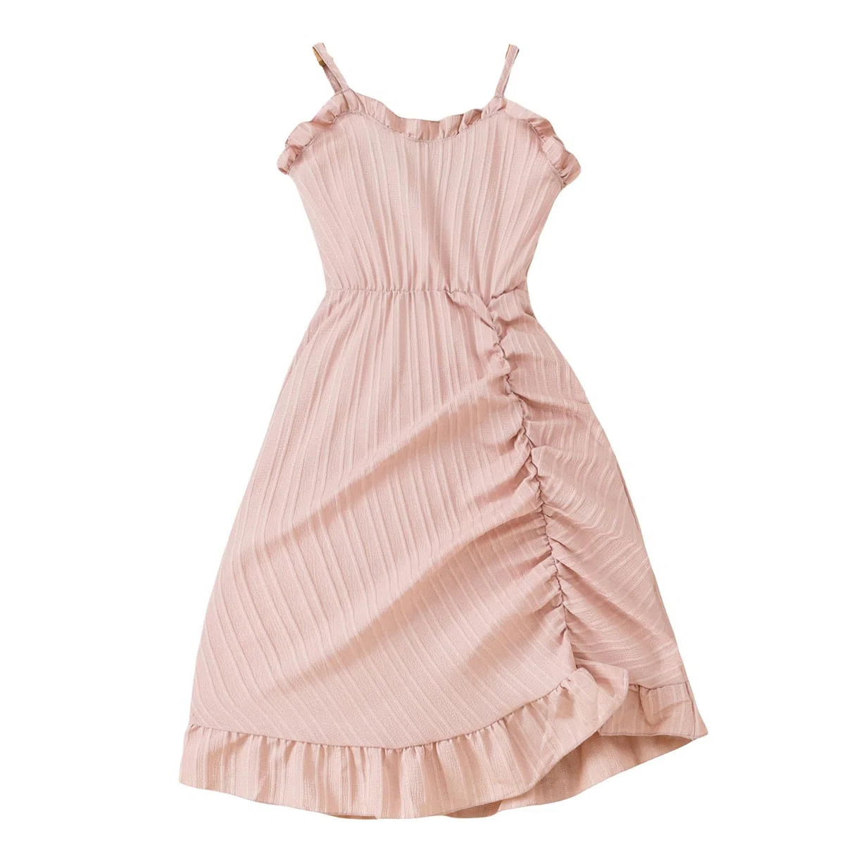 Vestito Elegante da Bambina Famiglia Bambini Ragazza in Morbido Tessuto Gonna di Compleanno Formale Abbigliamento Set Primavera e Estate Abito per Ragazze 3-13 Anni