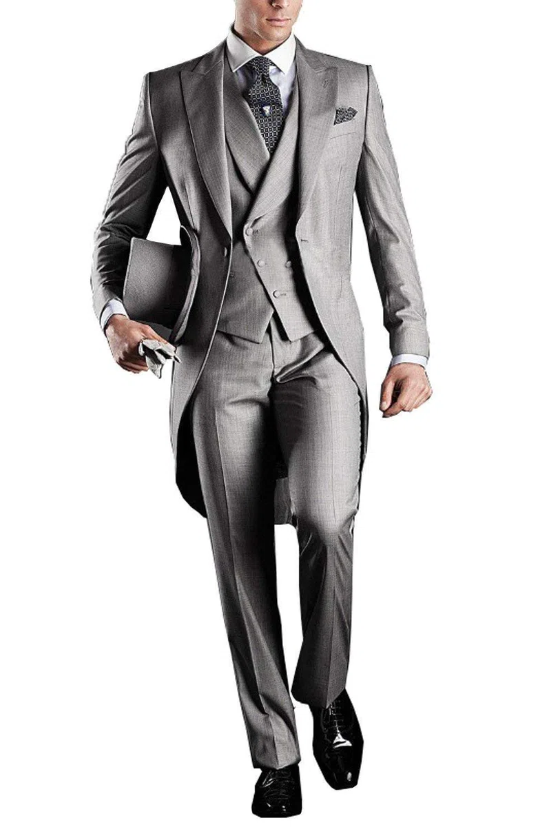 Uomo Smoking da Uomo 3 Pezzi Completo da Smoking da Uomo, Giacca, Pantaloni da Completo
