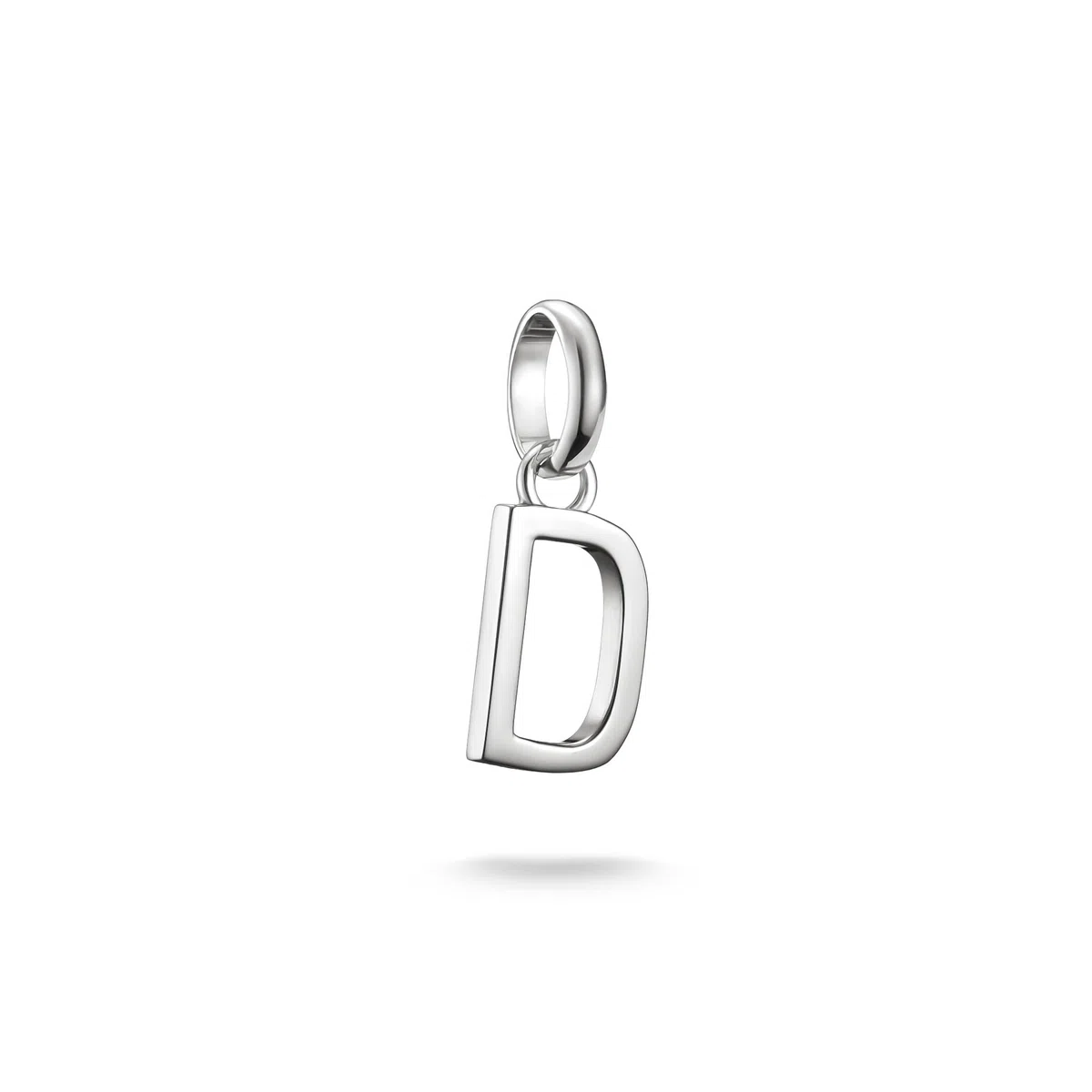 Thomas Sabo Charm Club Connect CC1210-001-21 - Ciondolo a forma di lettera D, in argento 925 riciclato