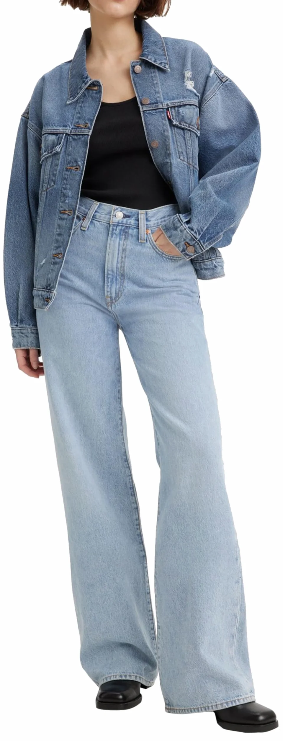 Levi's Ribcage Wide Leg Jeans Donna