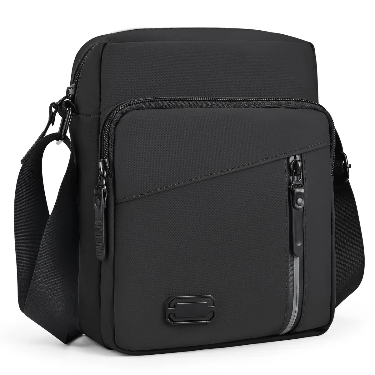 Borsello Uomo Tracolla Borsello Uomo di Grande Capacità Multitasche Borsa a Tracolla Uomo Casuale Borse Messenger per Quotidiano Commerciale Viaggio Lavoro