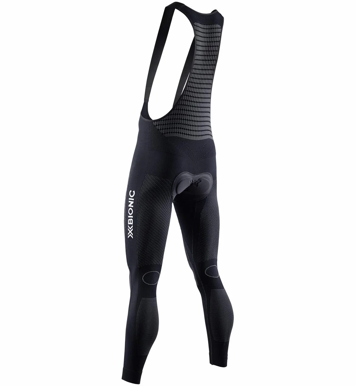 X-Bionic - Invent 4.0 Cycling Bib Pants Men, Salopette Pantaloni da Ciclismo Traspirante Uomo