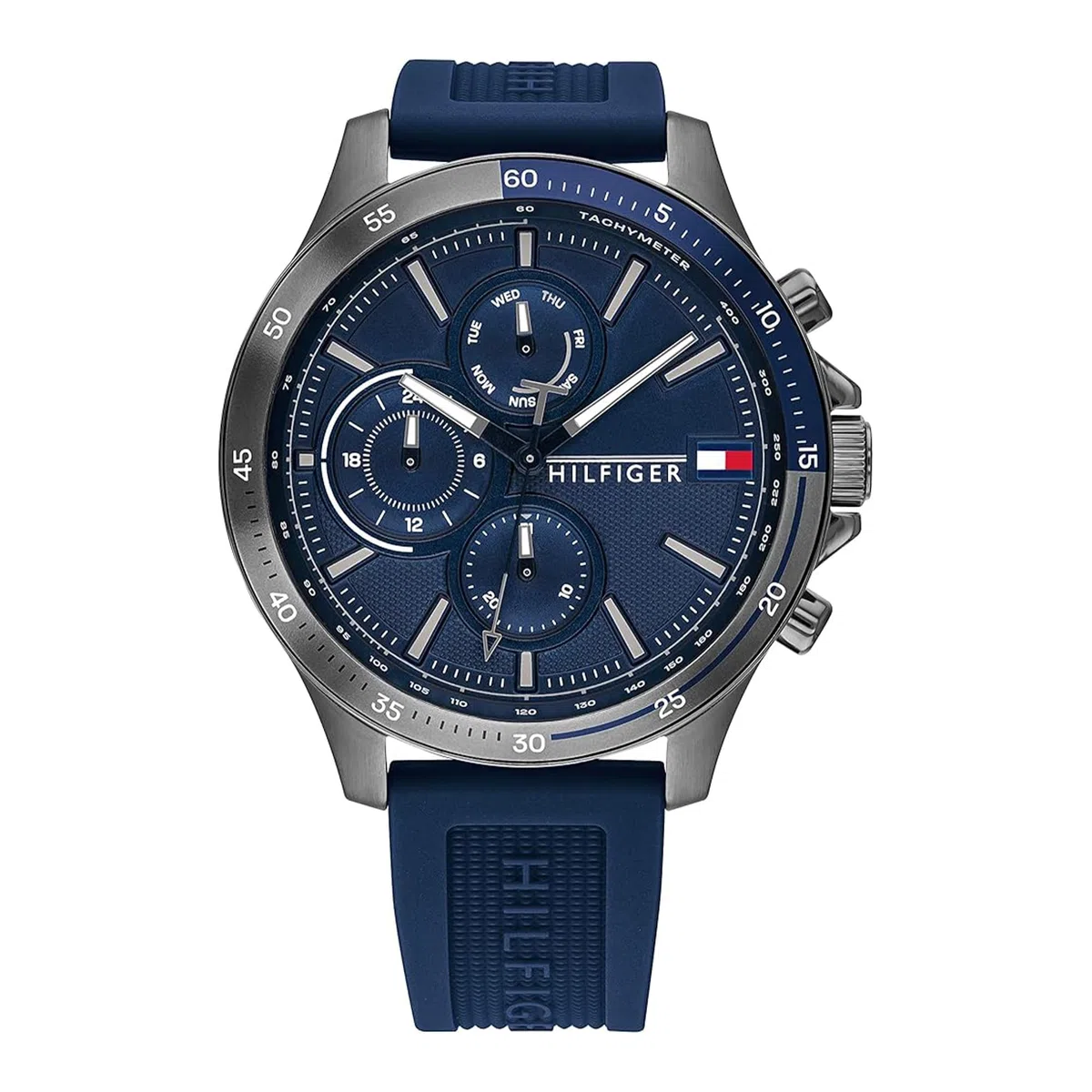 Tommy Hilfiger Orologio analogico multifunzione al quarzo da uomo con cinturino in acciaio inossidabile o silicone