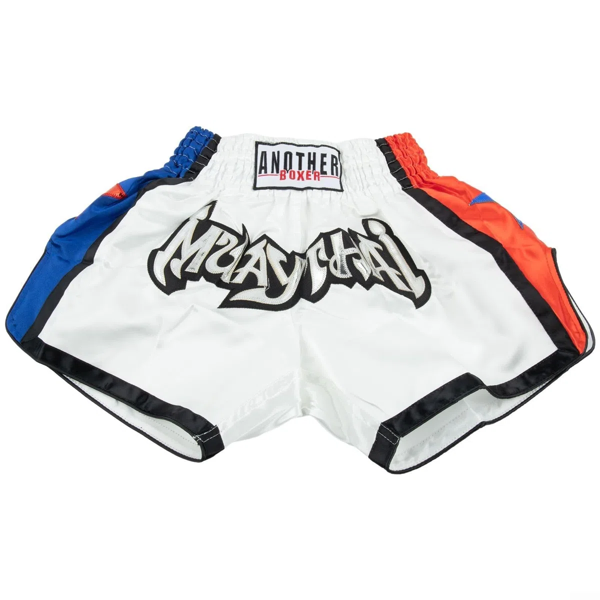 Zoegneer Pantaloncini sportivi in bianco e nero Muay Thai Pantaloncini Fitness Muay Thai Pantaloncini per Thi Boxing MMA Kickboxing