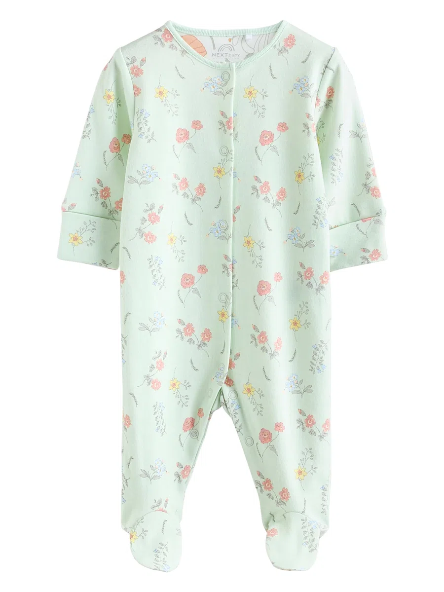 NEXT Bambina Confezione da 3 Tutine Bebè a Fiori