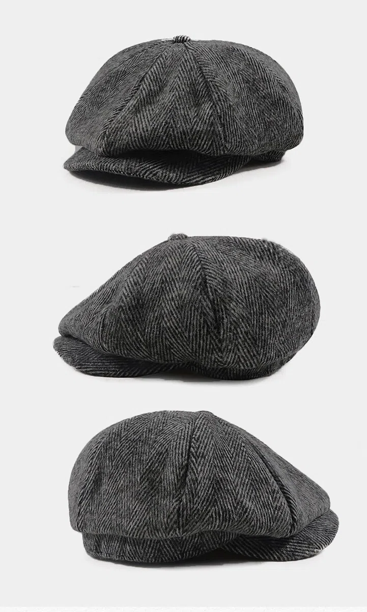 Coppola Berretto Piatto Baschi Uomo Regolabile Newsboy Cappellino Vintage Scozzesi Cappello Basco Uomo Flat cap