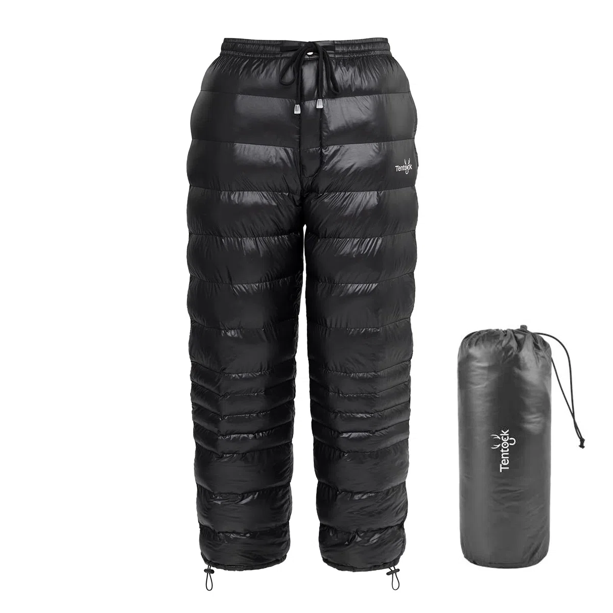 Tentock Winter Down Pants Pantaloni Invernali in Piumino Caldi Pantaloni da Neve Comprimibili Pantaloni Sportivi da Campeggio All'aperto Down Taddea Pants