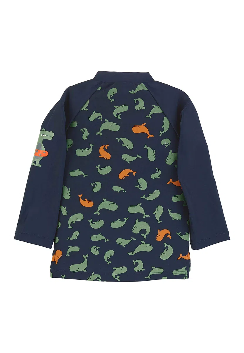 Sterntaler Langarm-schwimmshirt Wale Maglietta Rash Guard Bimbo