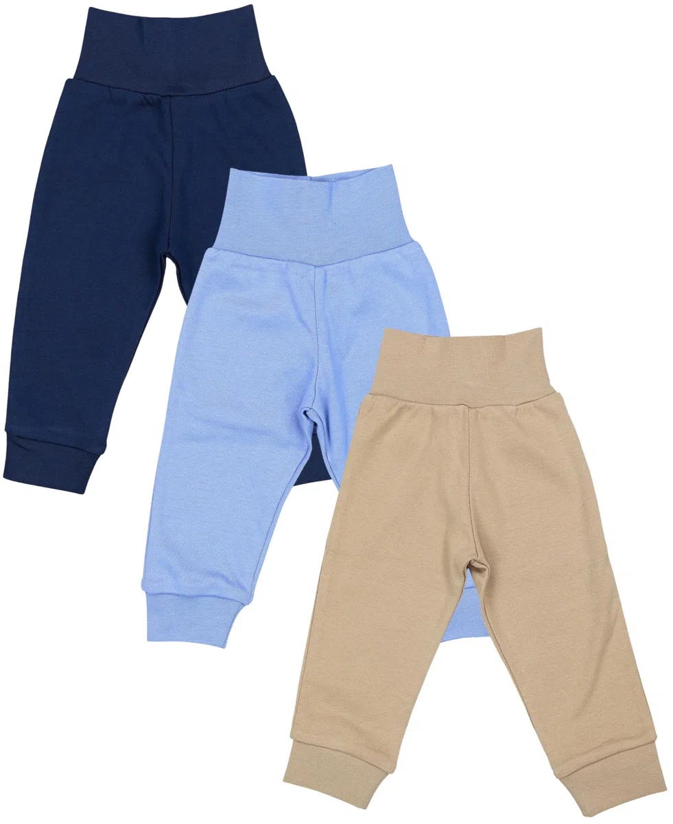 TupTam Pantaloni Cotone Bambino 3 Pezzi – Pantaloni Tuta Bambino Comodi, Certificati Oeko-Tex