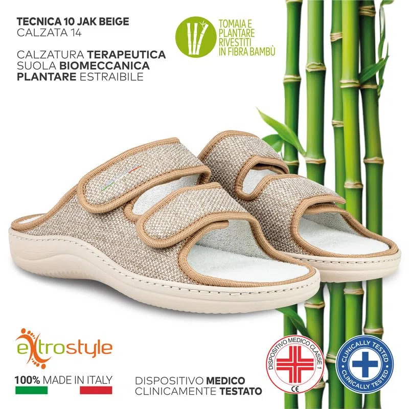 EXTRO STYLE - Sandali Ortopedici Donna e Uomo, Tecnica 10, Per Alluce Valgo, Dita a Martello, Metatarsalgie, Piedi Gonfi e Bendati, Sandali Antiscivolo Con Plantari Estraibili