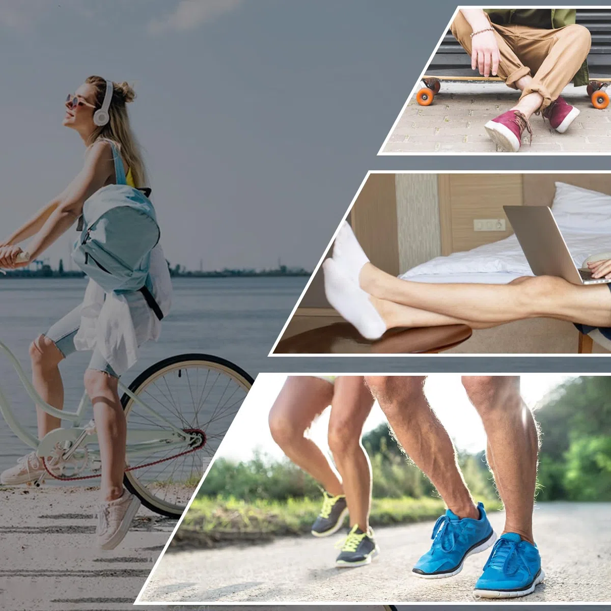 YOUCHAN Calzini Donna Uomo Fantasmini Calze 10 Paia Invisibili Sportive Antiscivolo Cotone con Taglio Basso