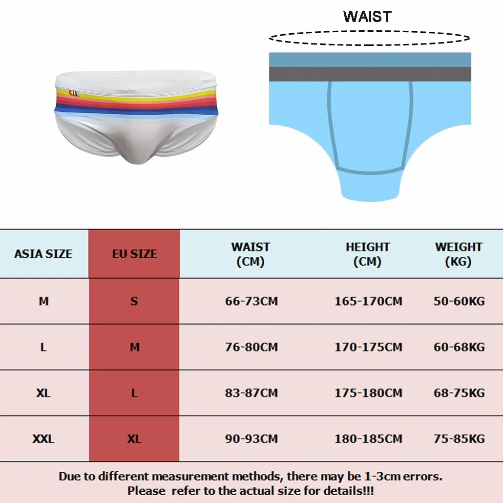 Costume Slip Uomo, Costume Mare Uomo Slip Piscina Costume Nuoto Slip Costume Uomo Swimming Brief Coulisse Regolabile Taglia M - XXL YK2412