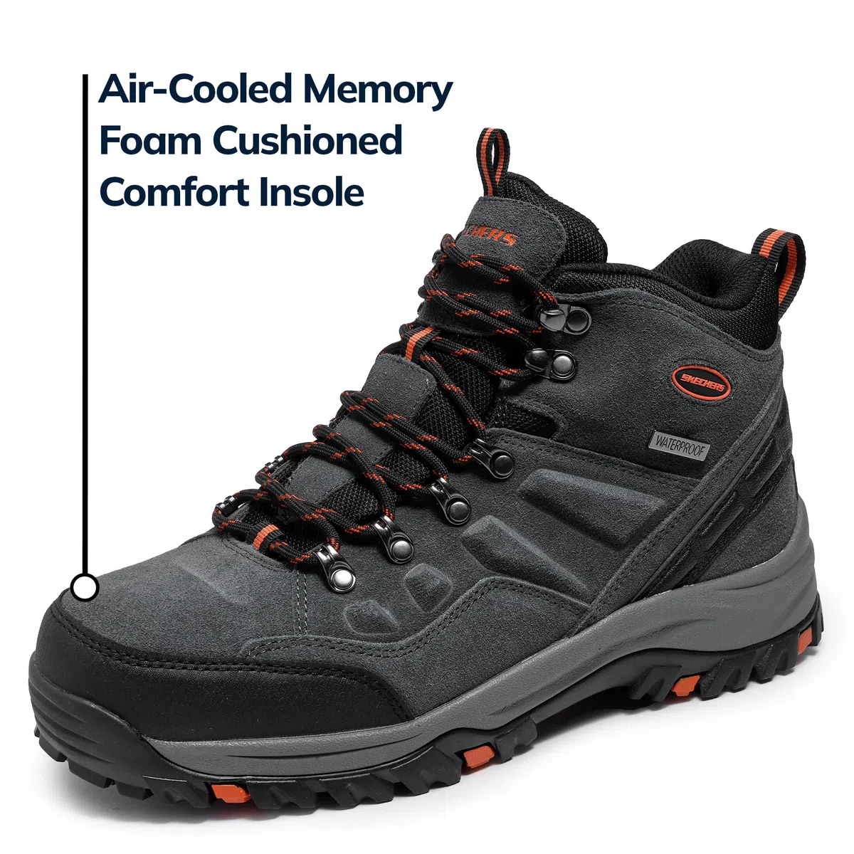 Skechers Relment Pelmo, Stivali Uomo