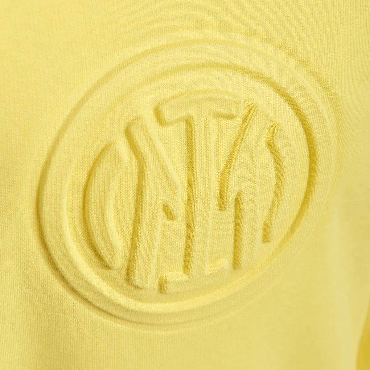 Inter Felpa Girocollo Ufficiale - Logo in Rilievo - Colori Pastello - Calcio, Sport
