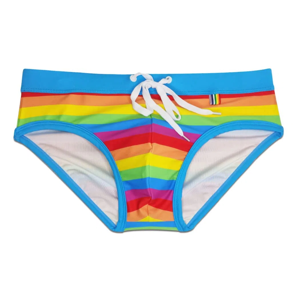 Costume da Bagno Uomo, Costume Slip Nuoto Mare e Piscina Uomo Swimming Brief Coulisse Regolabile YK24
