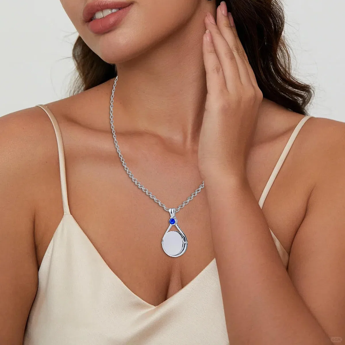 Aidenn H20 Just Add Water Collana H2o Medaglione Sirene Pendente, Amuleto Personalizzato per Immagini Regalo per Donne Ragazze Adolescenti