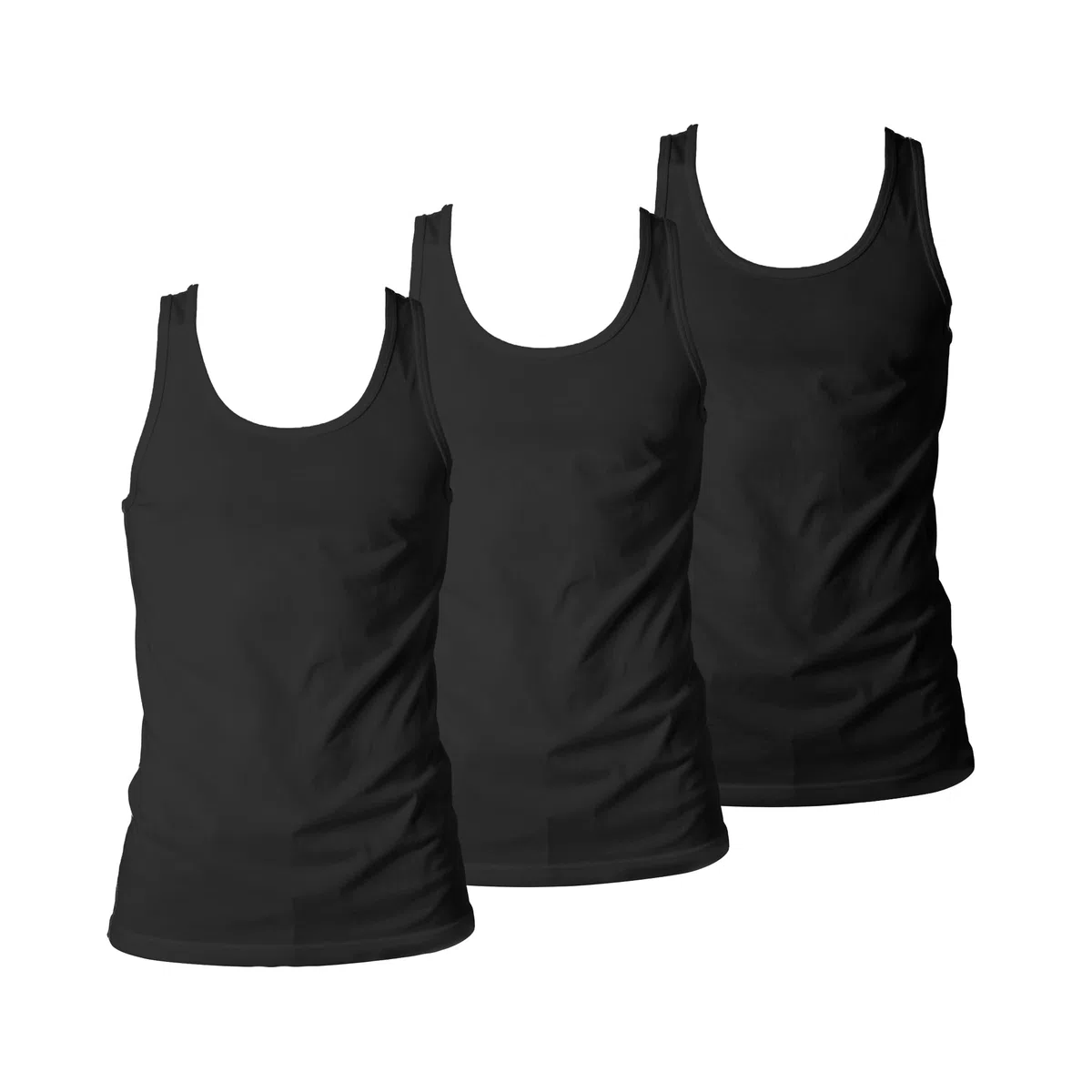 Canottiere Uomo Cotone 3pcs Comoda e Traspirante, Canotta Uomo Estiva Morbida e Resistente - Made in Italy - S/XXL
