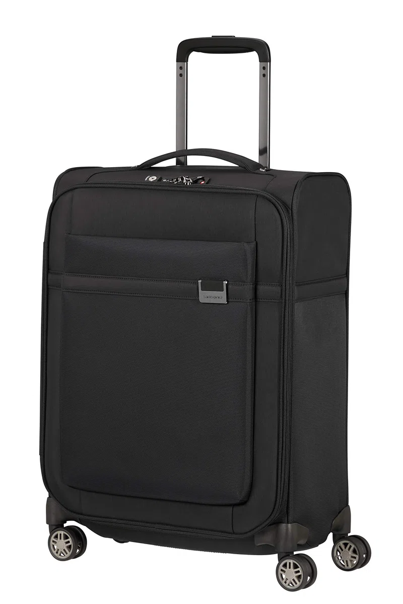 Samsonite Airea - Spinner S, bagaglio a mano, 55 cm, 41 L, nero
