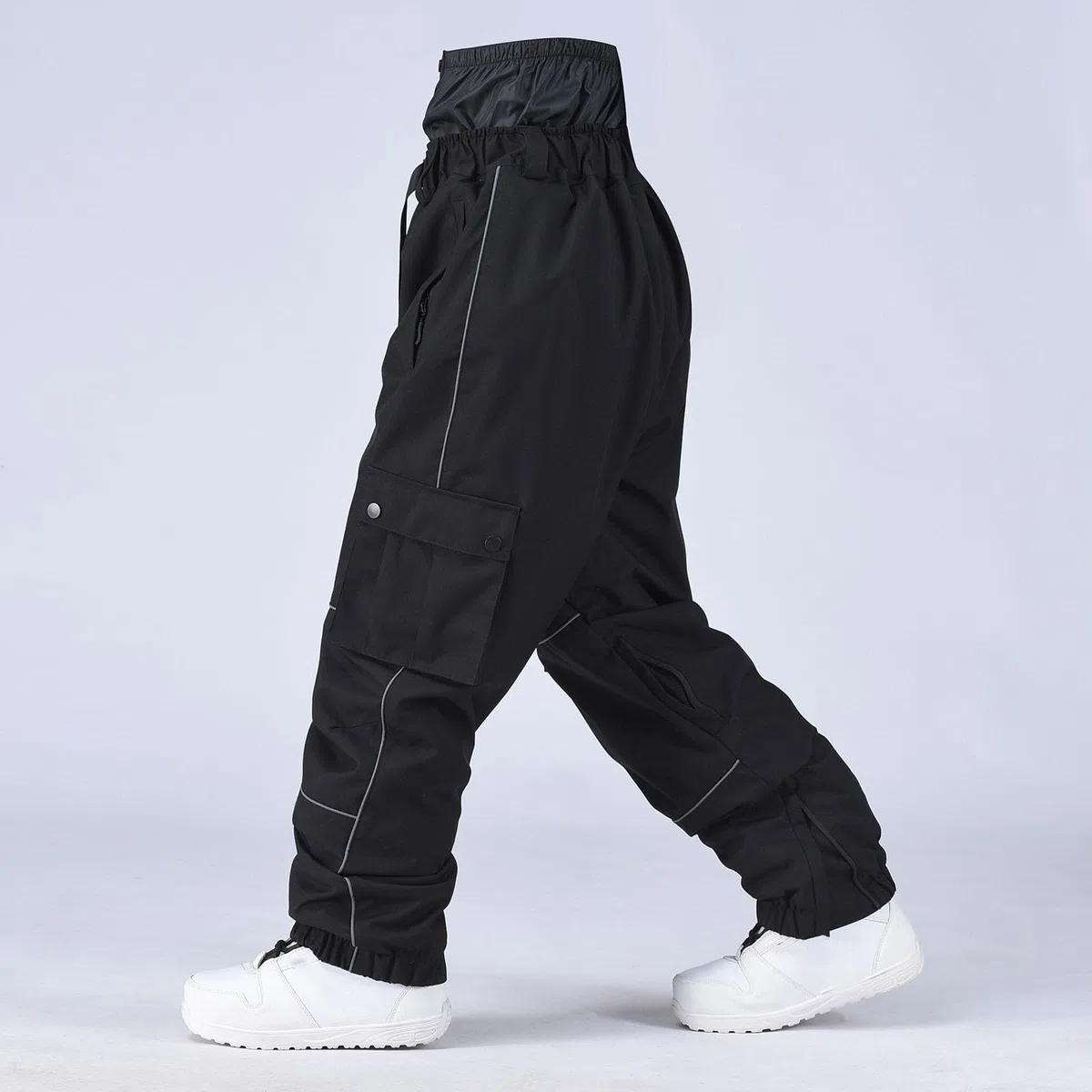 Sunnyuk Salopette Sci Uomo Salopette Sci Impermeabile Tuta Montagna Elasticizzati Pantalone Termici da Neve Pantaloni Snowboard Taglie Forti Invernale Curvy