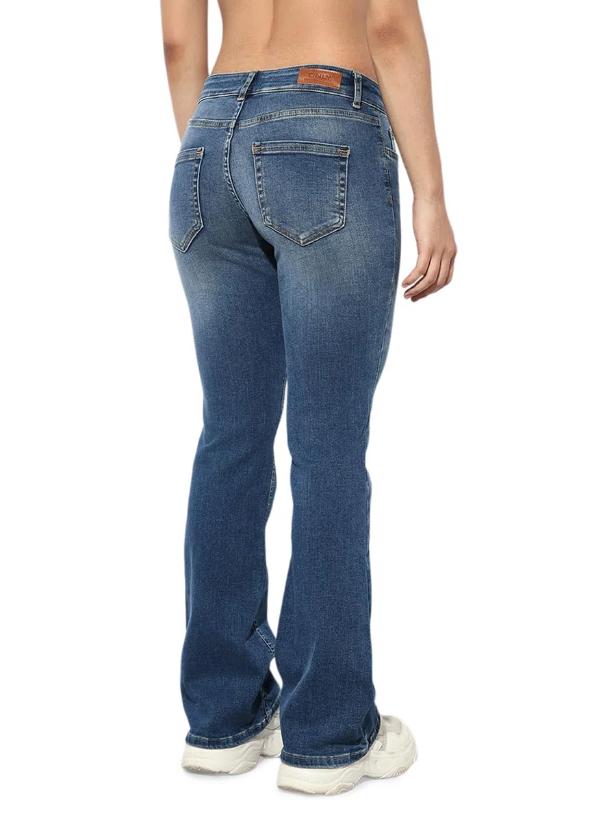 Only - Onlblush LW Flared DNM Rea1303 Noos, Jeans Donna