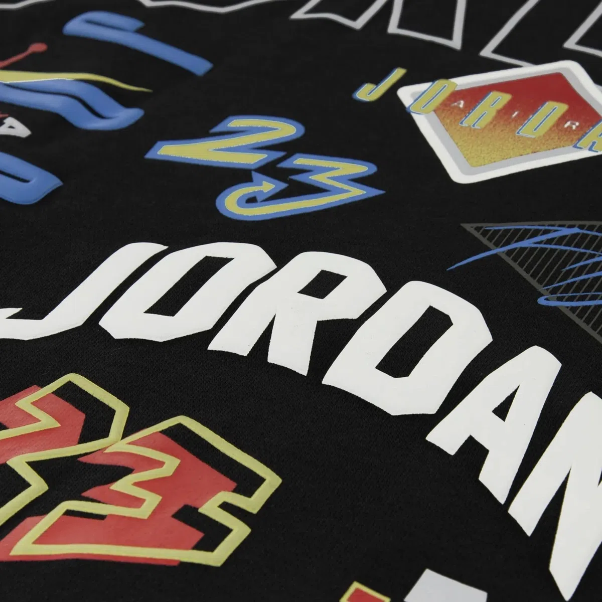 Jordan Felpa Girocollo Ragazzo MJ Dynasty, Nero