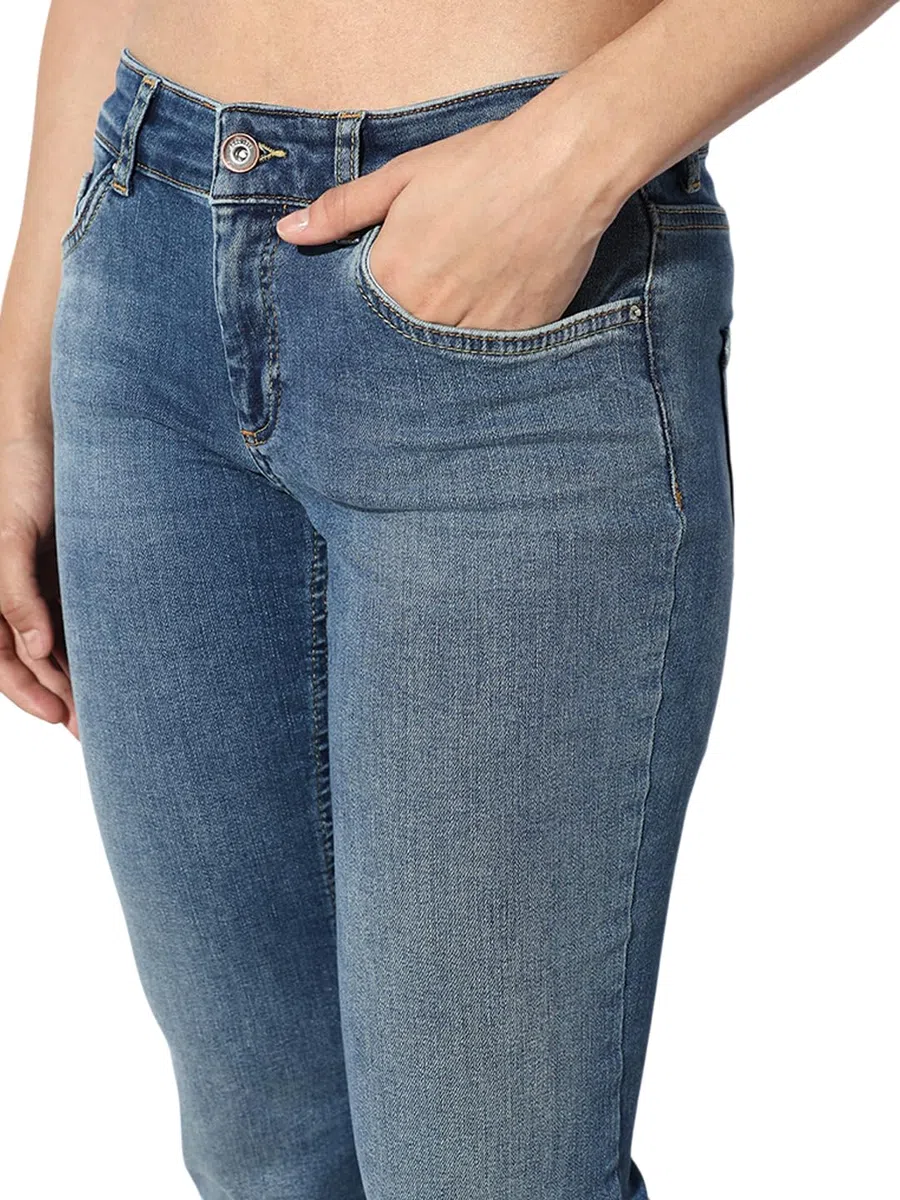 Only - Onlblush LW Flared DNM Rea1303 Noos, Jeans Donna