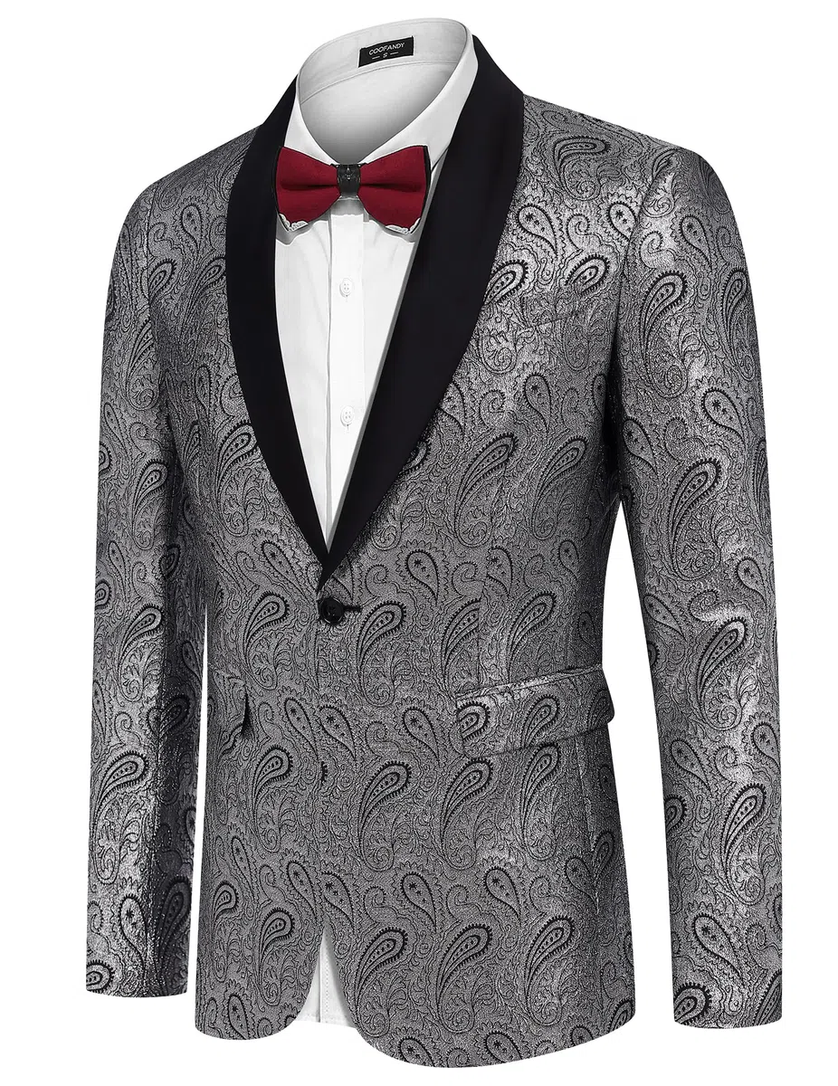 COOFANDY Modern Blazer Uomo