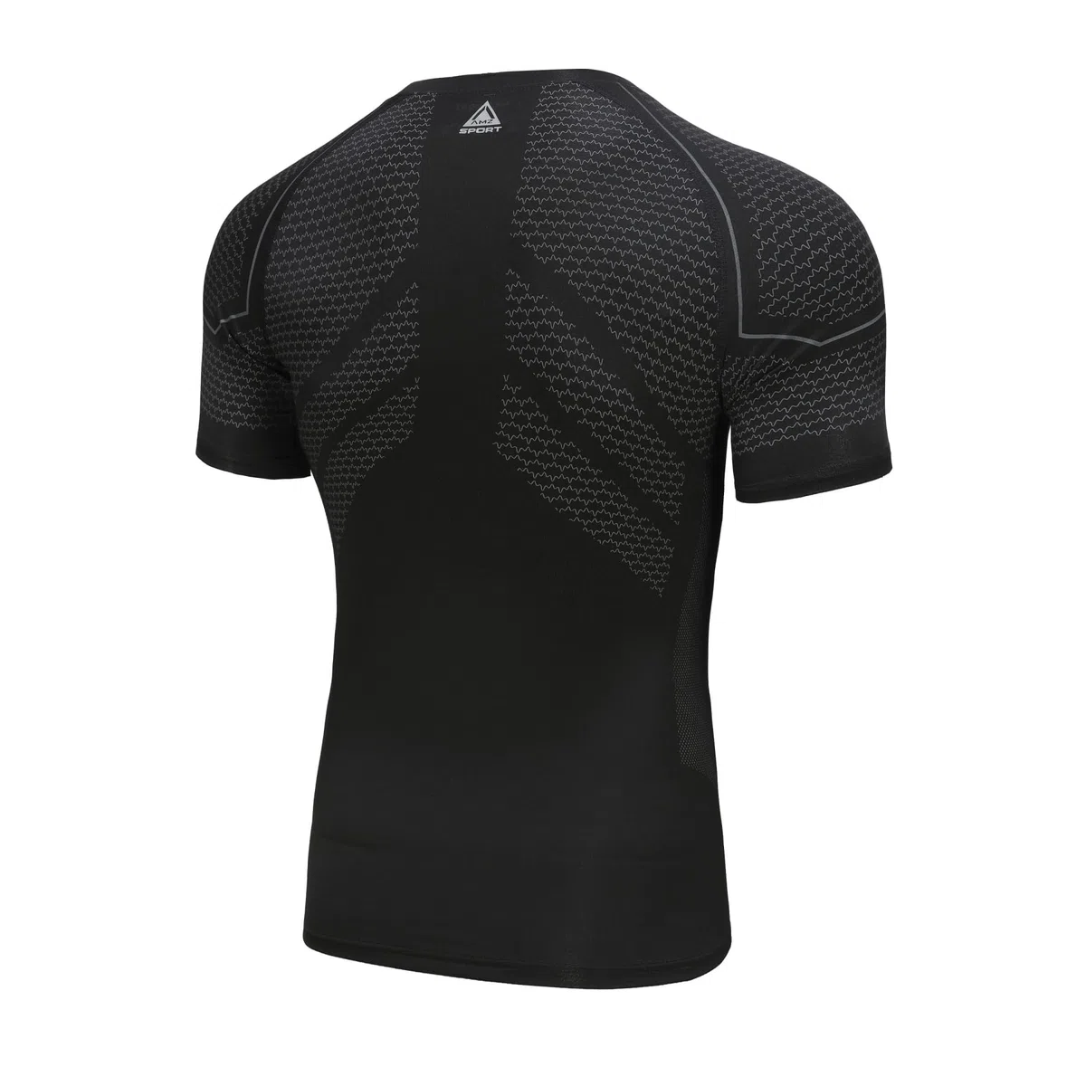 AMZSPORT Maglia a Manica Corta Compression da Uomo Sport Palestra