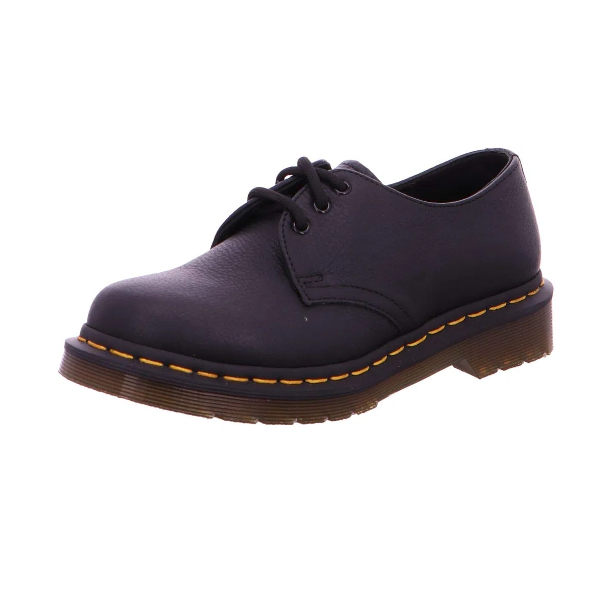 Dr. Martens 1461, Scarpe stringate Donna, Nero(Black Virginia), 38 EU