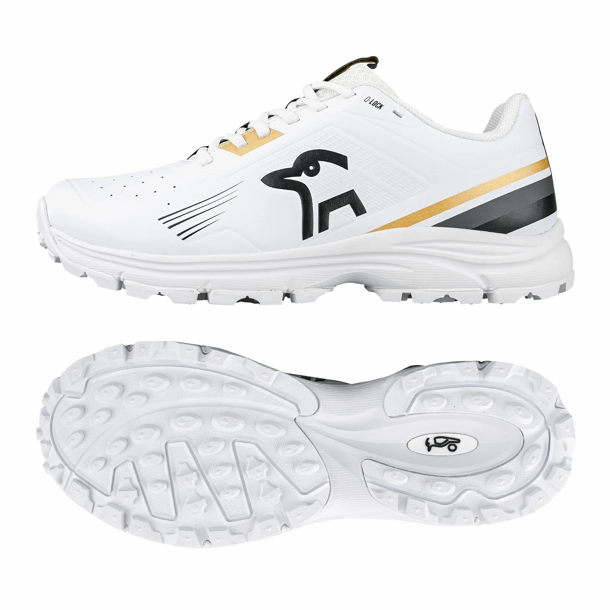 KOOKABURRA KC 3.0 Rubber Sole Cricket Shoe - Gold/Black