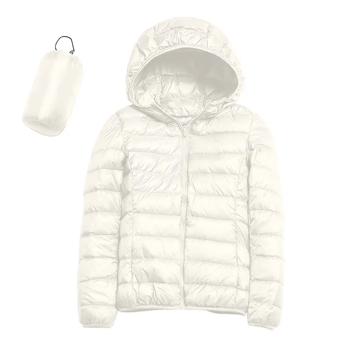 Piumino Donna 100 Grammi Leggero con Cappuccio Piumini Elegante Giacca Piumino Ripiegabile Donna Giacconi Invernale Cappotto Piumino Ultraleggero Pesante Giubbotti Imbottiti Giubbini Giacca