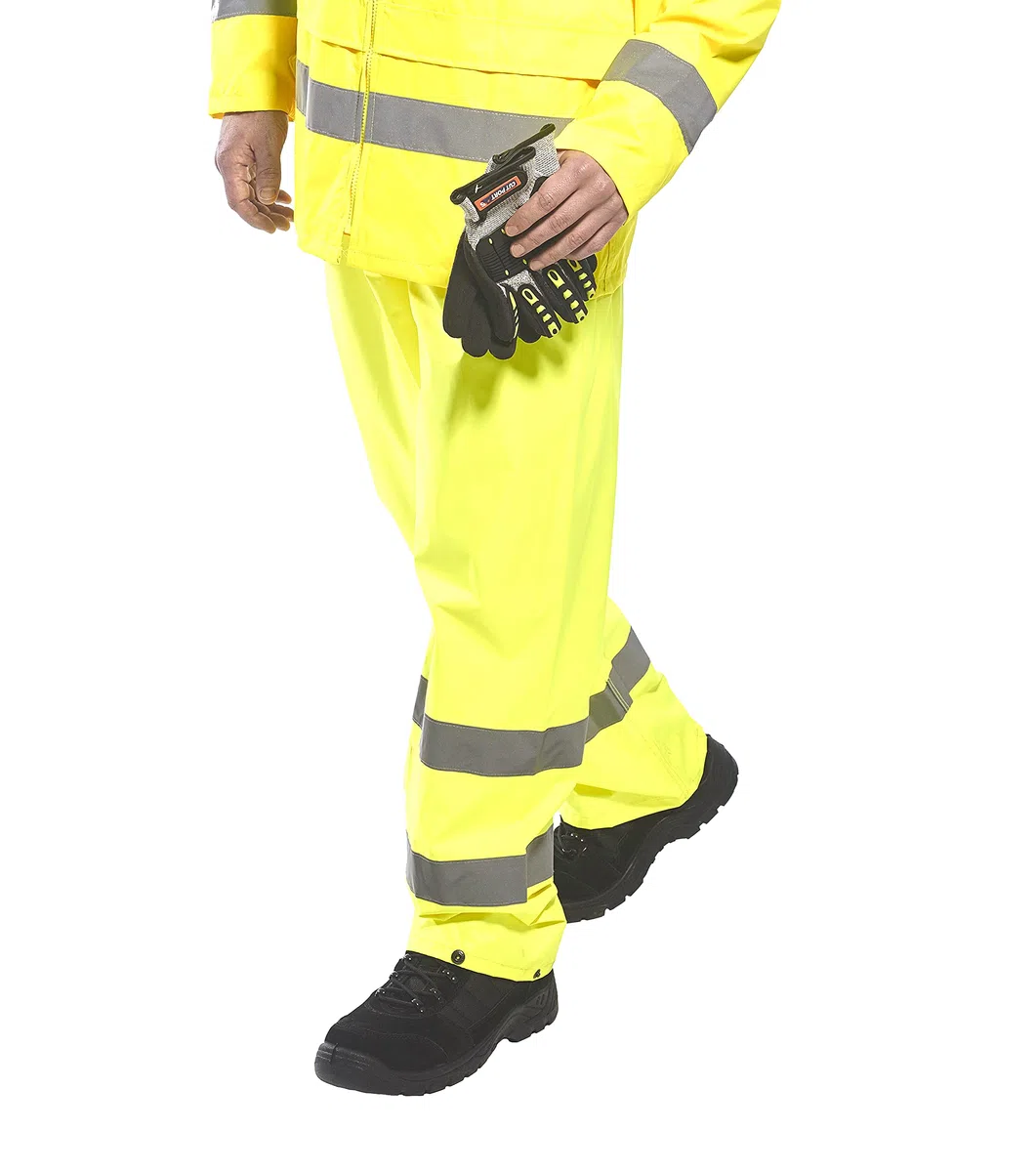 Portwest Hi-Vis Rain Gamba Dritta Uomo (Pacco da 1)