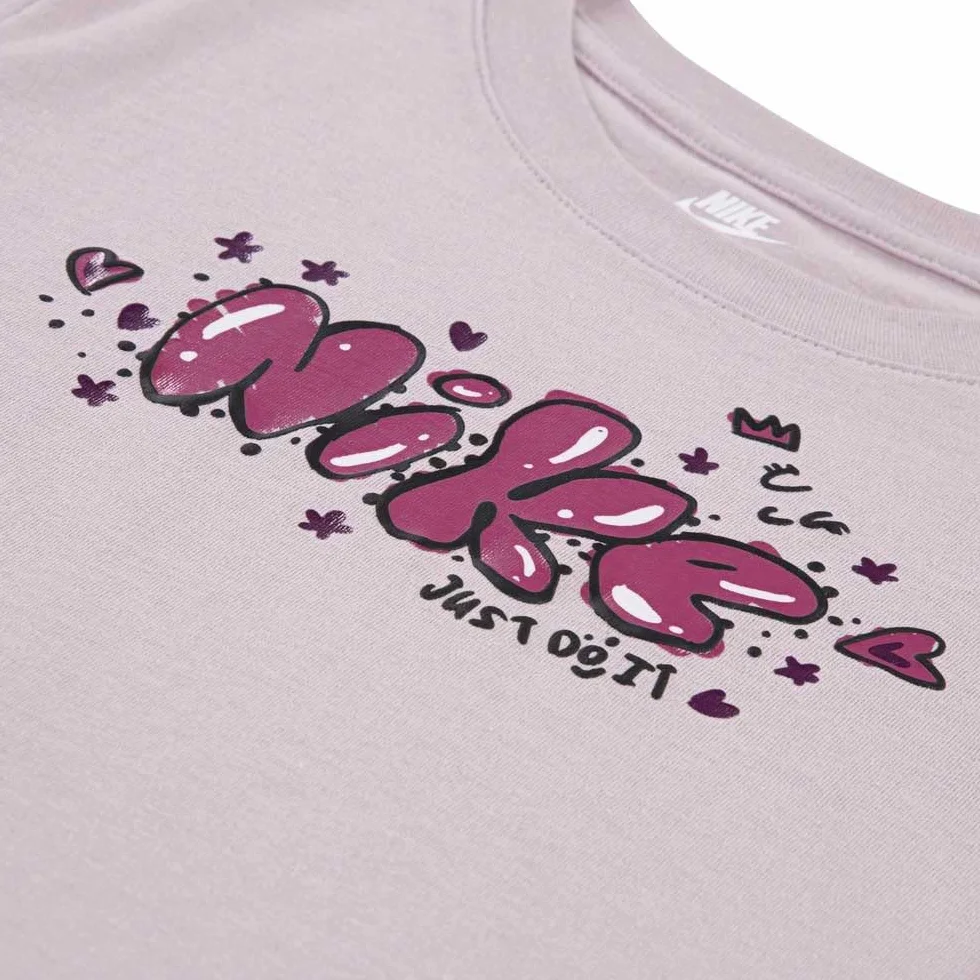 Nike Nkg Essentials AOP Ringlet Tee T-Shirt Bambine e Ragazze