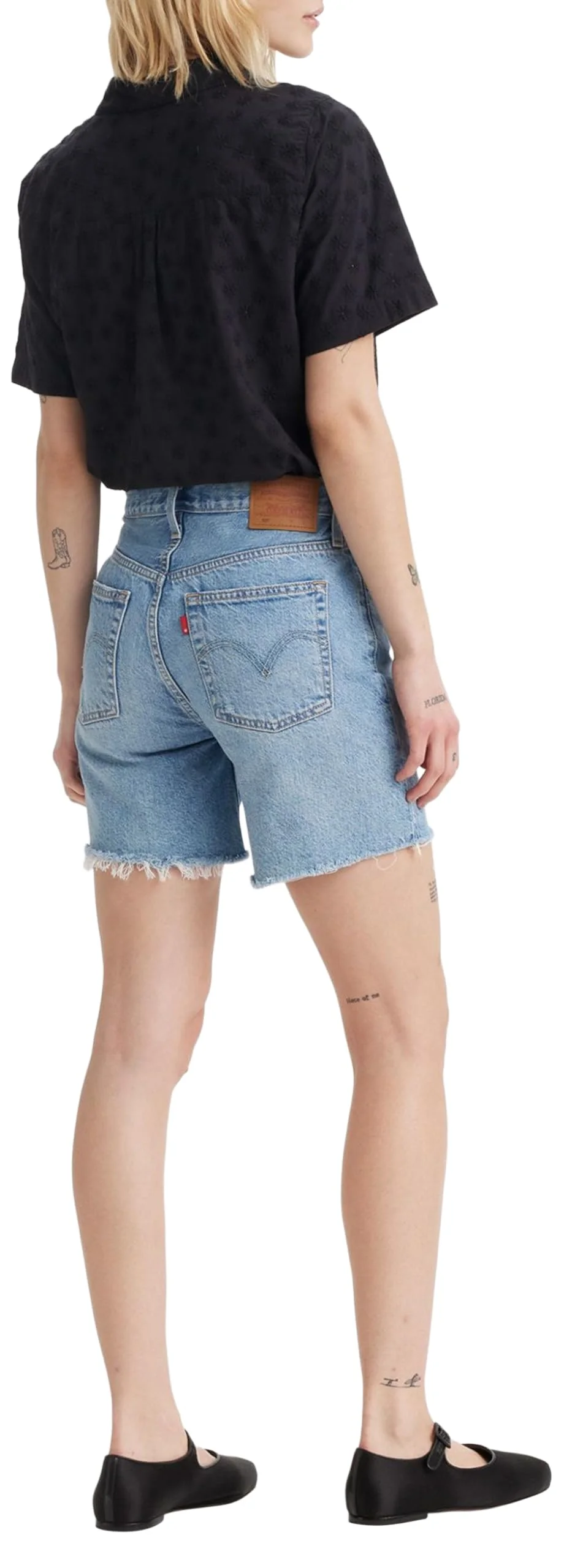Levi's Donna 501 Mid Thigh Lightweight Pantaloncini