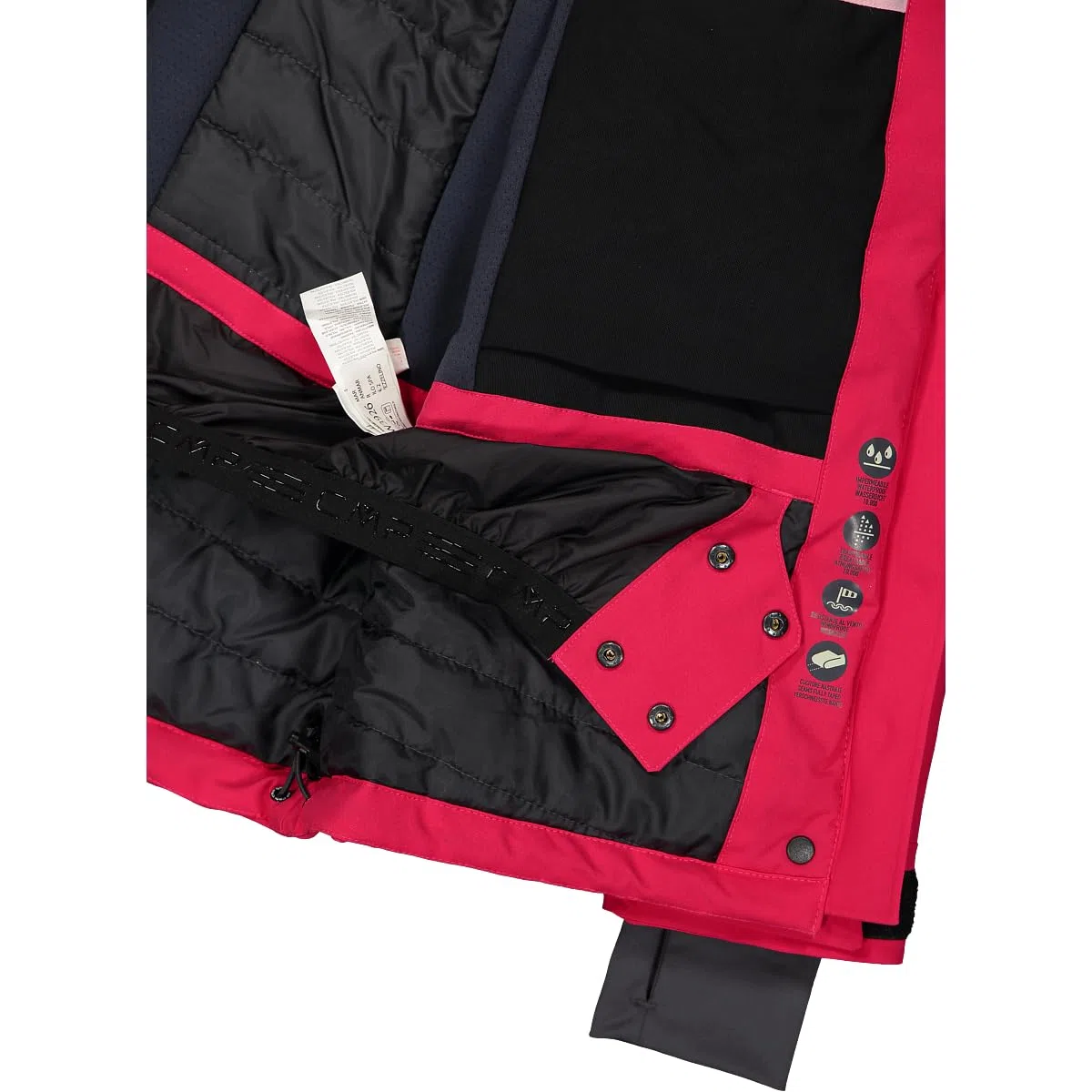 CMP Giacca da sci e snowboard da donna in mechanical stretch loose fit, 34W3926