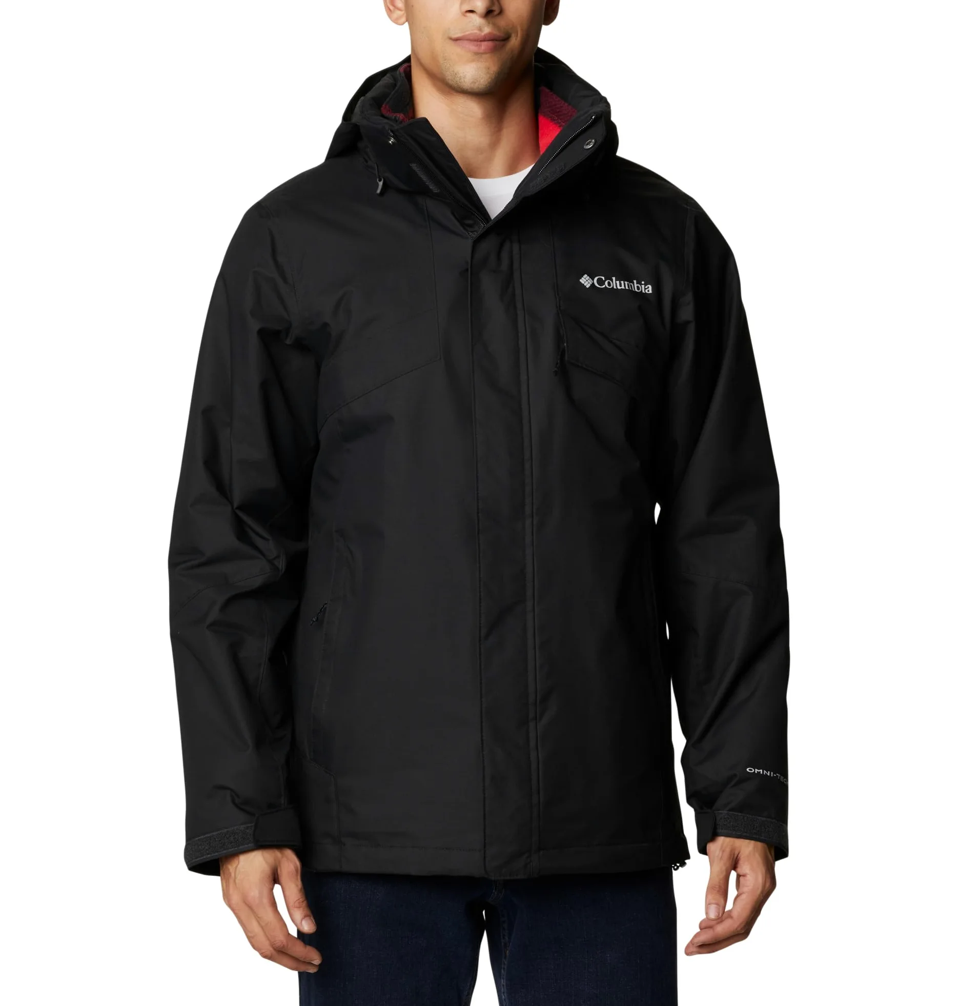 Columbia Men's Bugaboo Fleece Interchange Jacket, 3 In 1 Interchange Winter Coat, Ancient Fossil, Size L