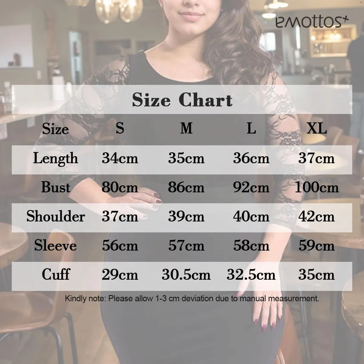 Donna Coprispalle in Pizzo, Top Fronte Aperto con Scollo a V, Coprispalle a Rete Trasparente con Chiusura ad Occhiello, Bolero Floreale a Maniche Lunghe per Abiti, Cerimonia, Nero, S-XL