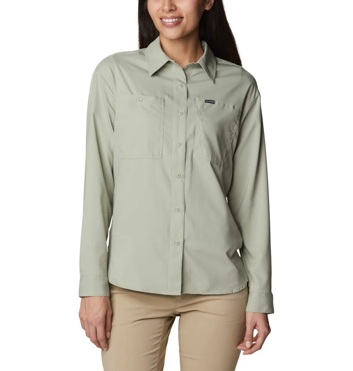 Columbia Silver Ridge Utility Patterned Long Sleeve Shirt Maglietta da Escursionismo Donna