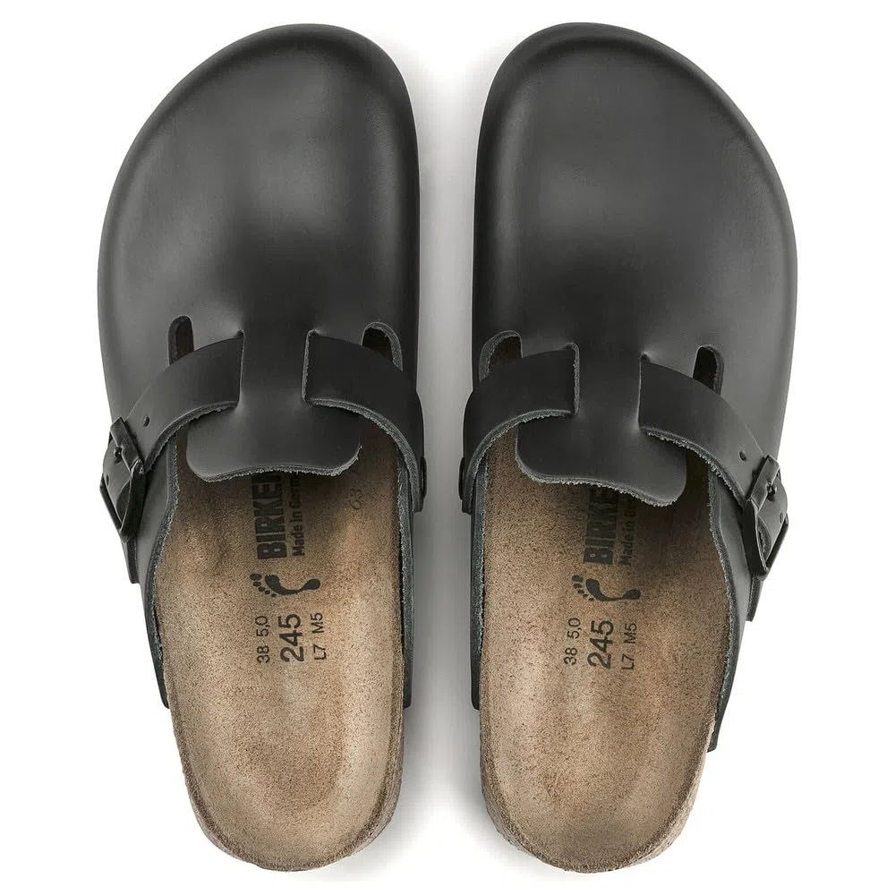 Birkenstock Professional BOSTON NL SCHWARZ 60194, Zoccoli e sabot Unisex adulto, Nero (SUPERLAUF), 44
