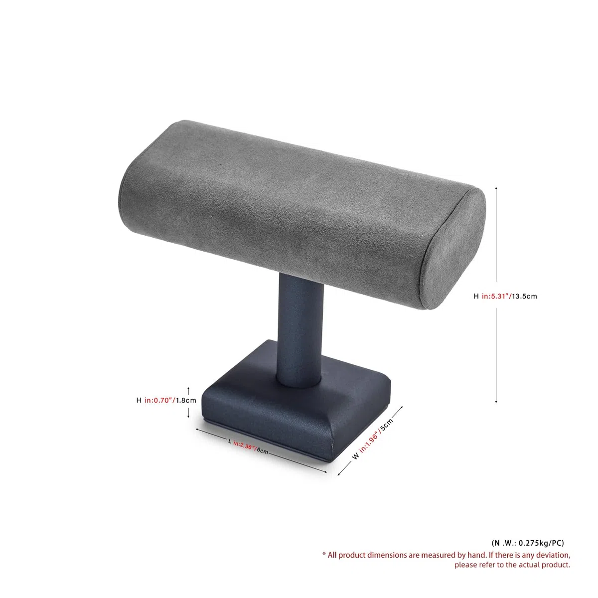 Oirlv Stand Per Gioielli A T In Microfibra Di Pelle Pu Per Gioielli, Orologi,Fasce Per Capelli,Braccialetti