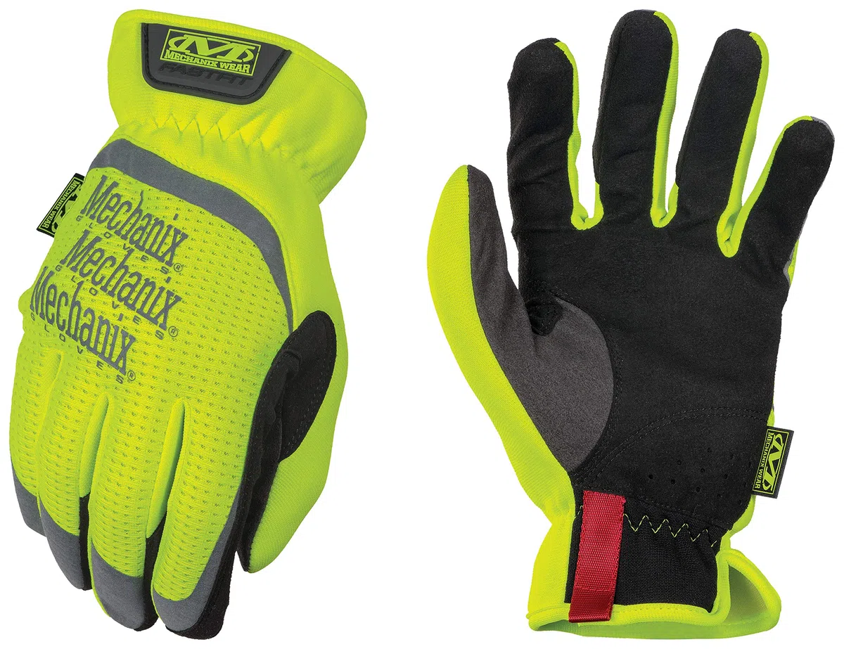 Mechanix Wear - Fastfit Guanti, Giallo Fluorescente, Large